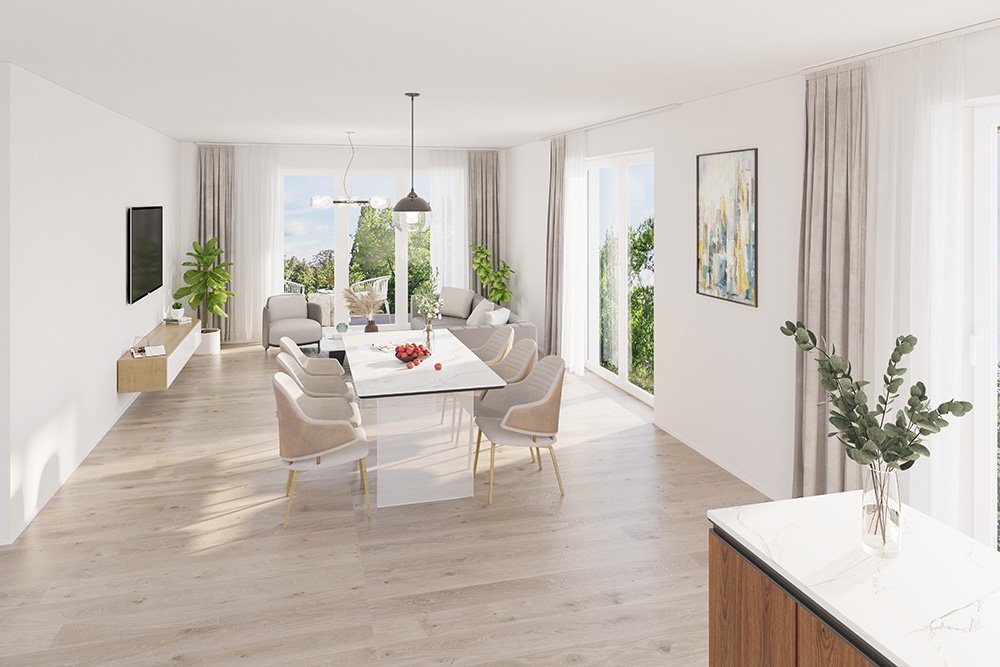 Elisabeth-Miller-Weg | Neubau von 27 Eigentumswohnungen | Elisabeth-Miller-Weg 3b, c Hartkirchener Chaussee 17a, | 25469 Halstenbek 