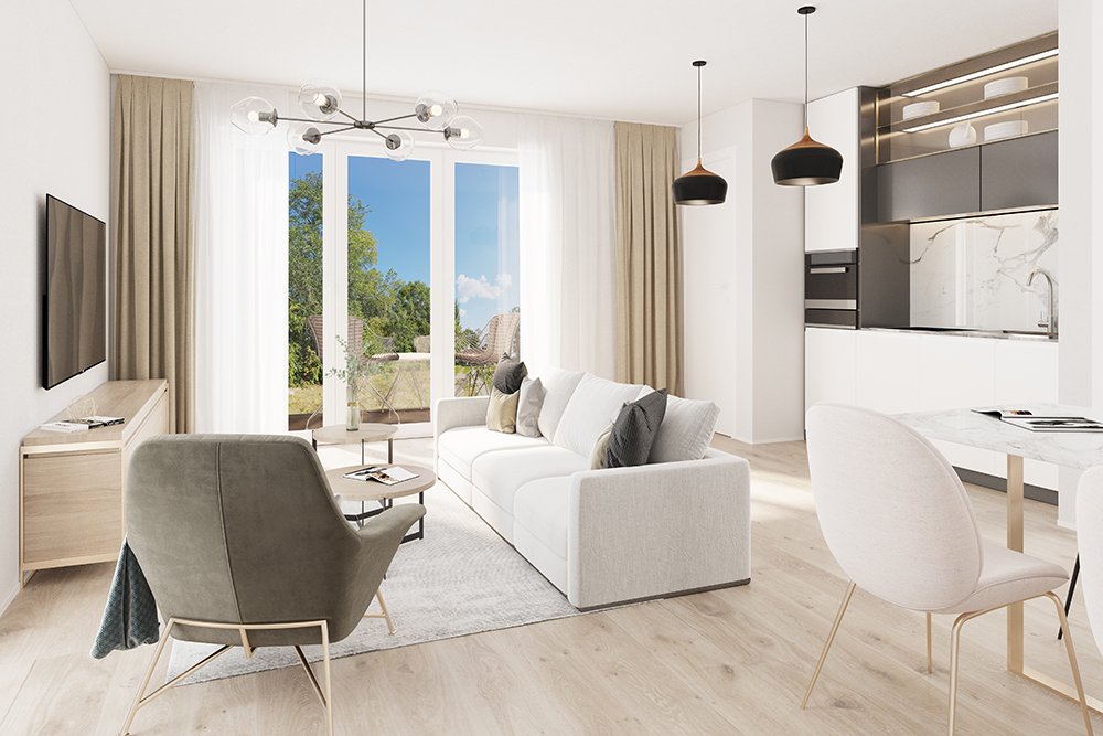 Elisabeth-Miller-Weg | Neubau von 27 Eigentumswohnungen | Elisabeth-Miller-Weg 3b, c Hartkirchener Chaussee 17a, | 25469 Halstenbek 