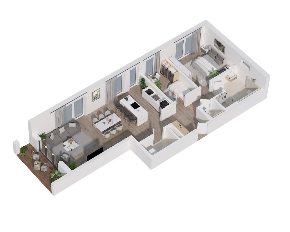 Elisabeth-Miller-Weg | Neubau von 27 Eigentumswohnungen | Elisabeth-Miller-Weg 3b, c Hartkirchener Chaussee 17a, | 25469 Halstenbek 